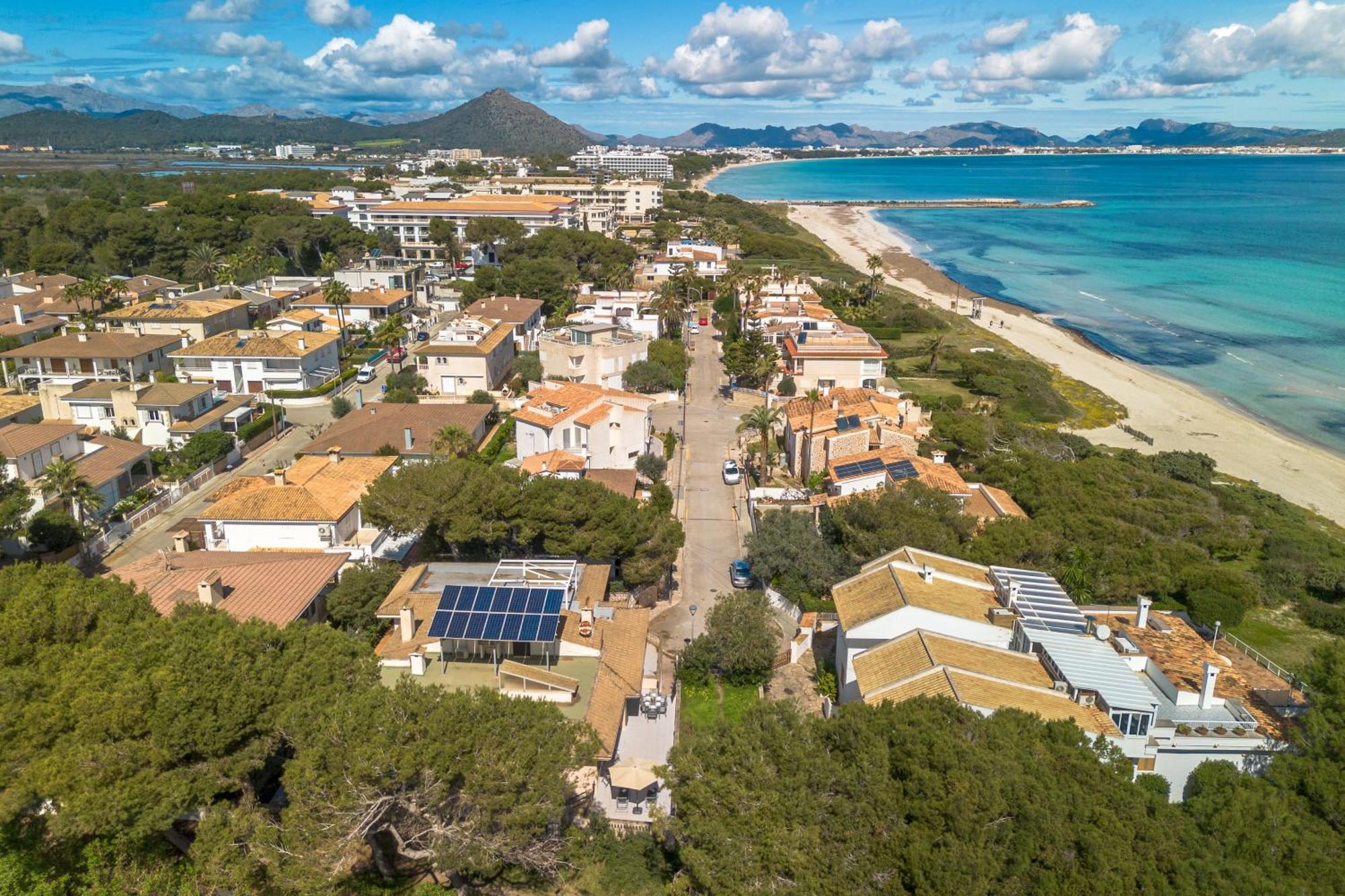 Villa Can Canta Natura Park House At Platja De Muro Beach Exterior photo