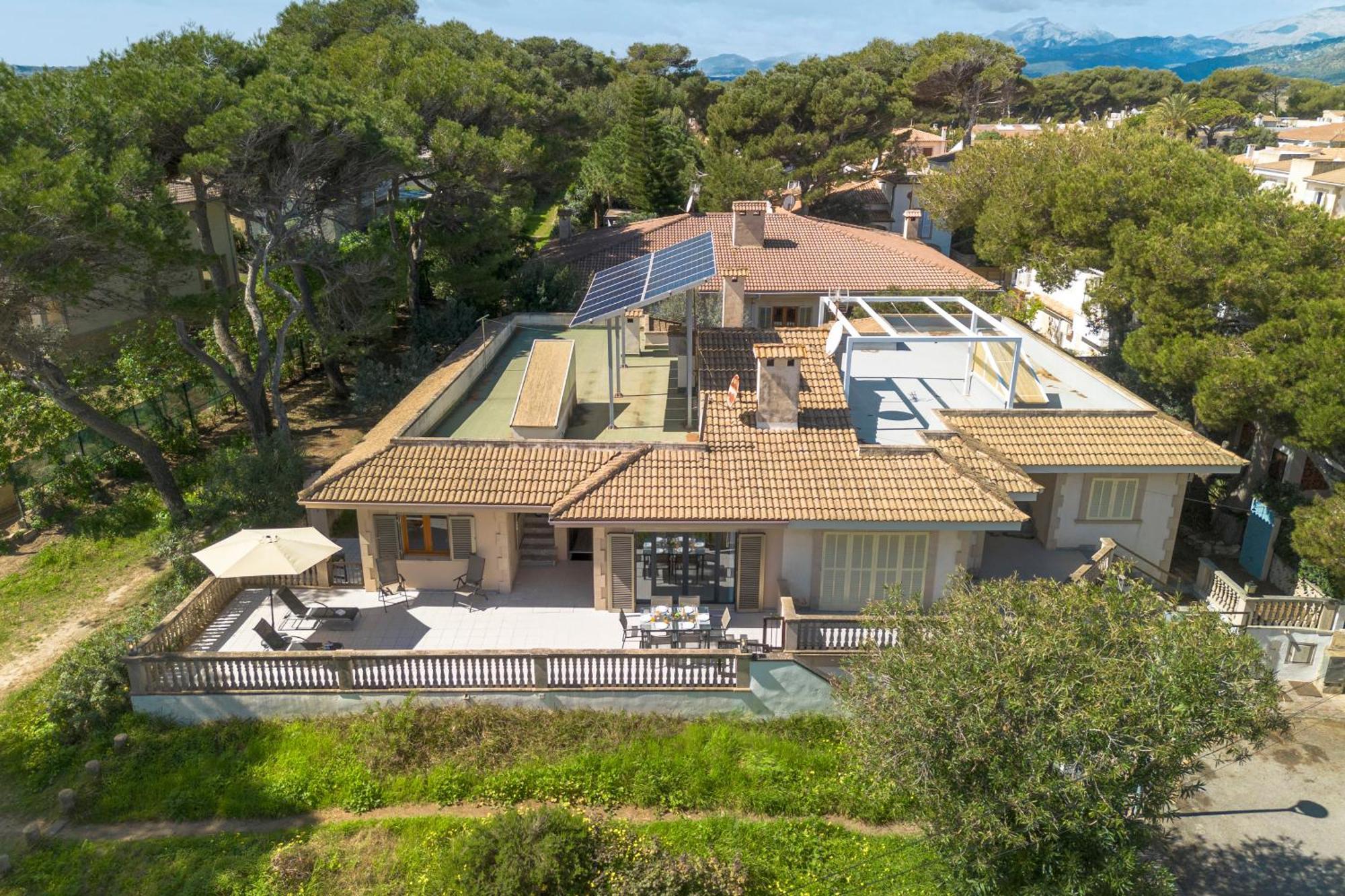 Villa Can Canta Natura Park House At Platja De Muro Beach Exterior photo